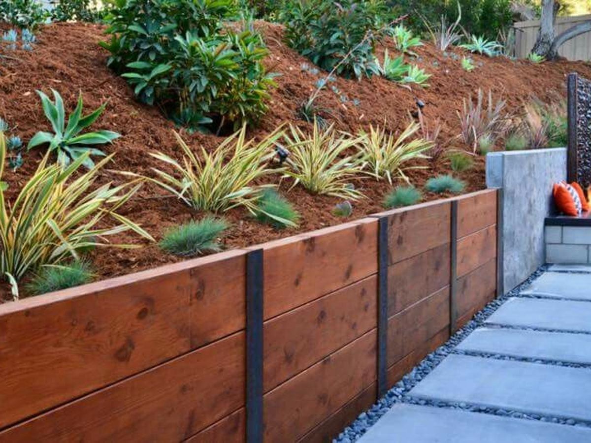 Retaining wall project in Belgrave