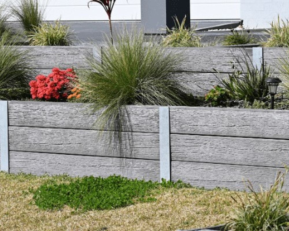 Completed retaining wall in Croydon
