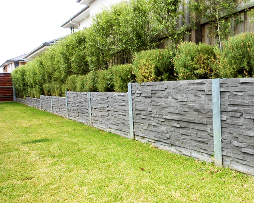 Completed retaining wall in Heidelberg