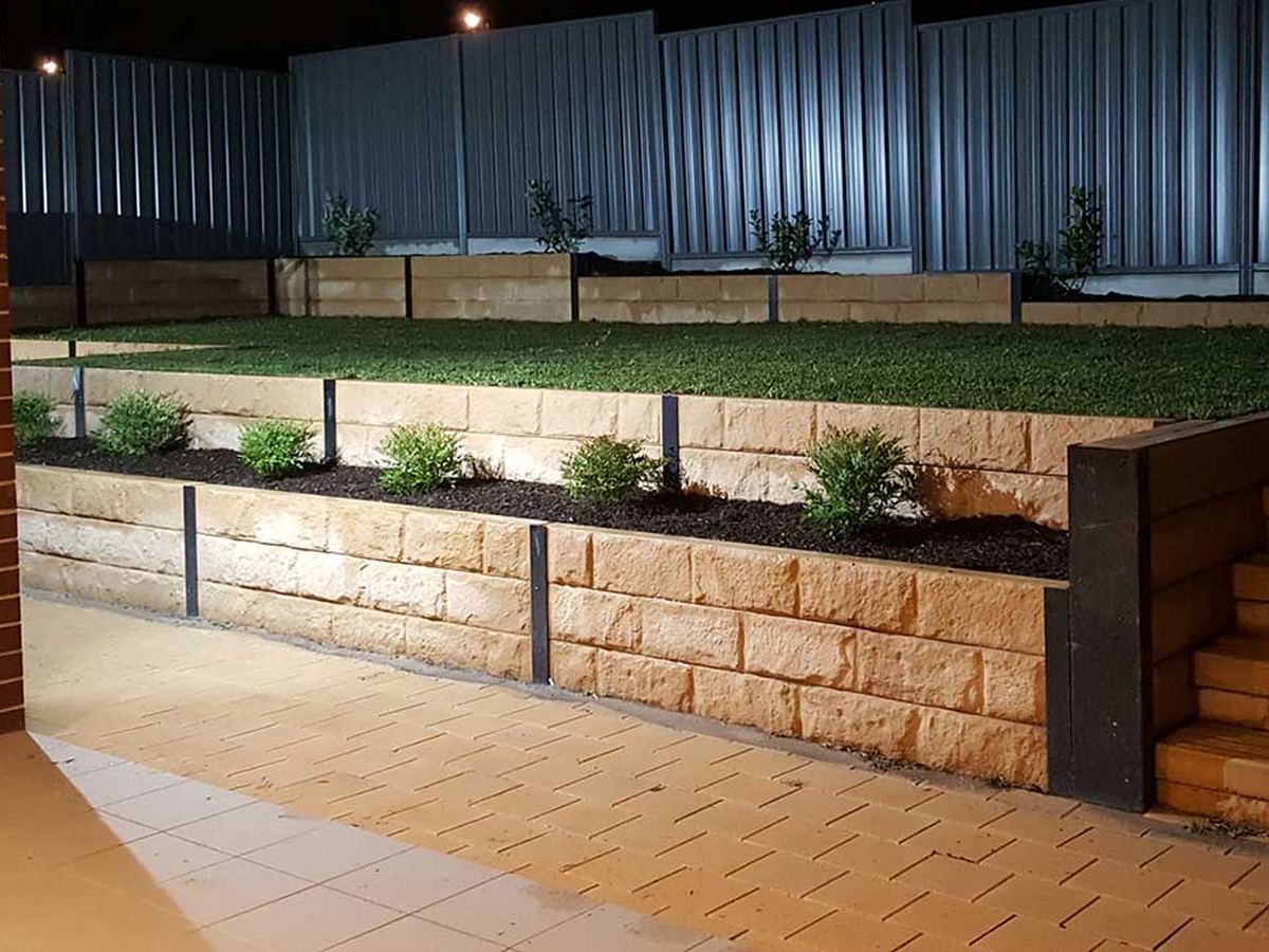 Retaining wall project in Upper Ferntree Gully